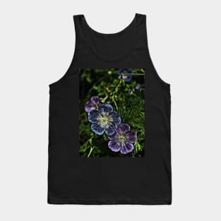 Dark Lunapic Geraniums Tank Top